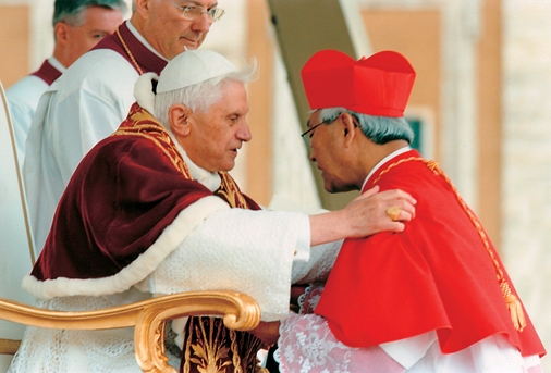 Papież Benedykt z Kardynałem Zen